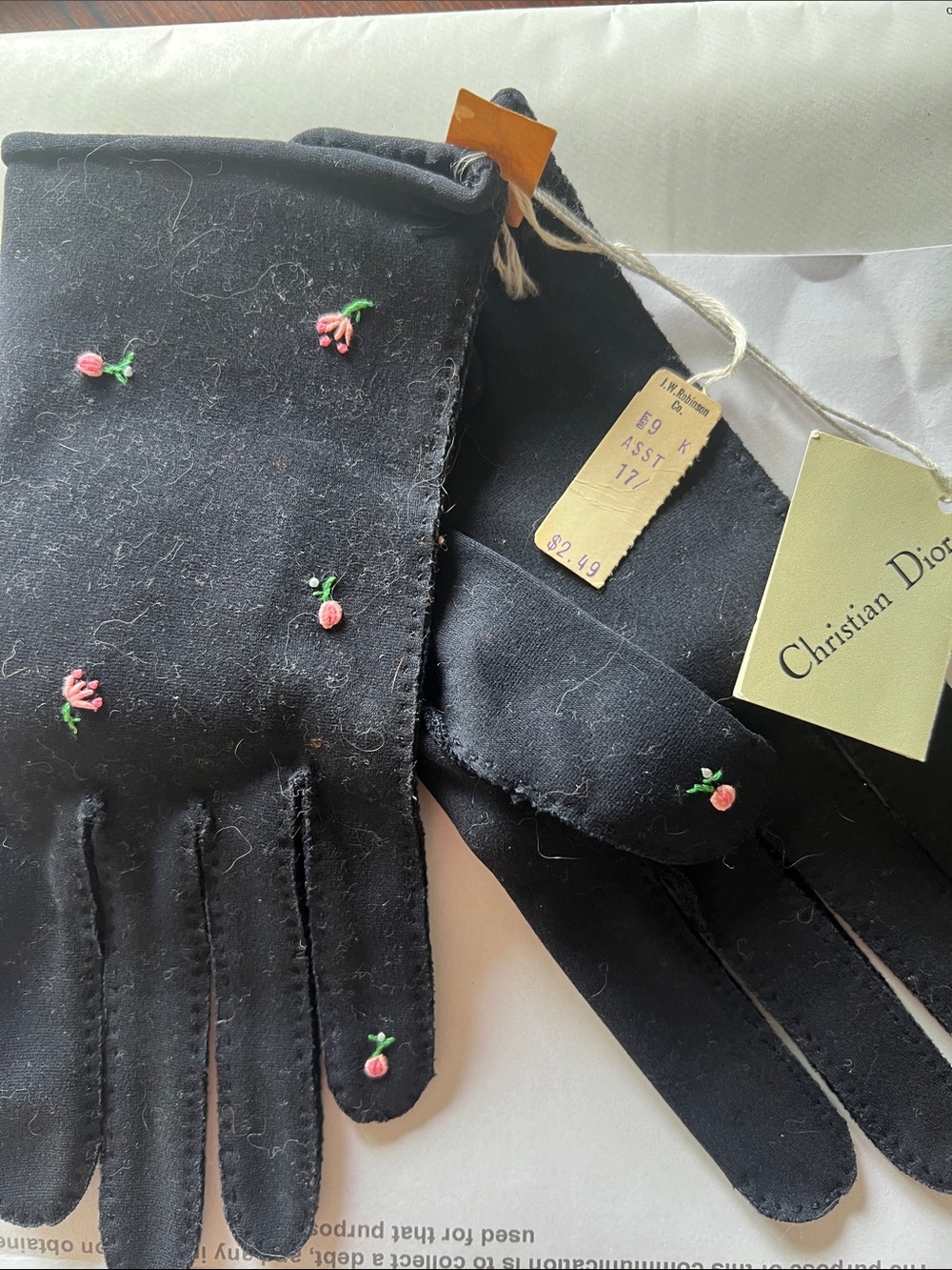 ♥️Vintage NWT Christian Dior Gloves